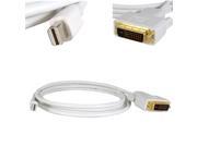 6FT Mini Display Port DP Male to DVI D Male Dual Link Cable Cord Adapter Macbook