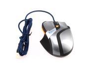 Grey Adjustable 6D Optical Gaming Mouse Laptop PC 2000DPI Wired