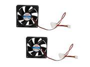 Lot 2PCS New 80mm IDE Chassis Fan Cooling for Computer PC Host 4 Pins