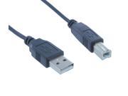 15FT 15FEET USB 2.0 A TO B HIGH SPEED PRINTER SCANNER CABLE CORD BLACK