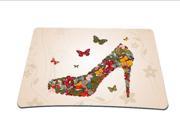 Butterfly Shoe Stylish Soft Comfort Mouse Pad Mat Mice Pad for Optical Laser Mat