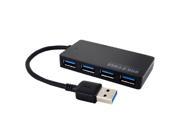 Applied 5Gbps Speed 4 Port USB 3.0 Portable Compact Hub Adapter For PC Laptop