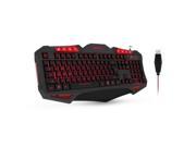 7 Colors Crack Illuminated LED Backlight USB Wired Multimedia PC Gaming Keyboard