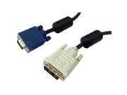 3Ft. 3 Feet DVI A Analog Male to HD 15 VGA Male 12 5 Pin Dual Link Cable