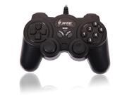 Plastic Two Shock USB Wired Computer Game Pad Controller Joystick Joypad for PC