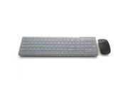 New 2.4G 1600 DPI Multimedia Wireless Mouse and Keyboard Set Black Practical