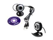 360° USB 50.0M 6 LED HD Webcam Camera Web Cam With Mic for PC Laptop Computer