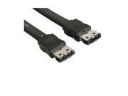New 1M 3FT eSATA to eSATA 7 Pin Shielded External Cable Cord Black