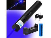 Military Blue Purple Laser Pointer 405nm Lazer Pen Beam 18650 Battery Charger