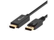 Rankie 1102 6ft DP to HDMI Cable Gold Plated DisplayPort to HDMI HDTV Cable