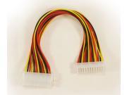 ATX 24 Pin Male to 24Pin Female Power Supply Extension Cable 12inch 523