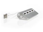 Sabrent Premium 4 Port Aluminum USB Hub [9.5 cable] HB UMAC