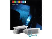 Wind Fire C002 BMW Mini Land Rover 7 color Magnet Control Door Footwell Glove Box LED Accent Lights 2 pc set