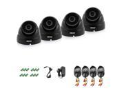 ZOSI New 4pcs* 800TVL 960H 24IR LED Waterproof Hassle free Outdoor use Night Vision 65ft CCTV Home Security Camera kit