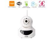 ZOSI Baby Monitor 720P HD Wi Fi Wireless Network Baby Video Security IP Camera with QR Code Scan for iPhone Android Two way Audio Night Vision 360 Rotation P T