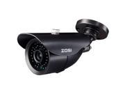 ZOSI CCTV Security Camera 1000TVL HD 960H Bullet Camera 42 IR LEDs for 120ft 35M Night Vision IP66 weatherproof Metal housing indoor outdoor hassle free Securi