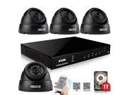 ZOSI 8 CH HDMI DVR Home Security System 4PCS 960H 1000 TVL IR Outdoor Surveillance CCTV Waterproof Camera Kits with 1TB