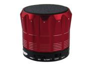HY BT12 Portable Bluetooth V2.1 Speaker w Hands free Call TF AUX Mic Red