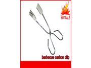 Barbecues ice cake clip tool holder carbon clip stainless steel food clip