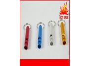 Outdoor camping aluminum alloy big whistle survival whistle rescue whistle