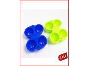 portable Plastic Egg Storage Tray For Camping Picnic outdoor dedicate 2 cell egg box