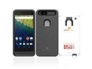 Nexus 6P Battery Case ZeroLemon Google Huawei Nexus 6P 8500mah Rugged Battery Case – Black Version 2.0