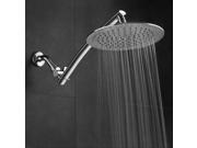 Razor™ Razor Mega Size 9? Chrome Face Round Rainfall Shower with Arch Design 15 Stainless Steel Extension Arm