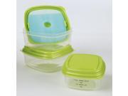 Fit Fresh Fresh Selects Sandwich Side Lunch Containers Set of 3