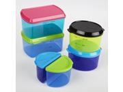 Fit Fresh Kids 14 Piece Lunch Container Set assorted