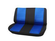 Adeco CV0176 Car Vehicle Back Seat Cover Universal Fit Black Blue