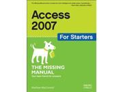 Access 2007 for Starters The Missing Manual