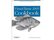 Visual Basic 2005 Cookbook Solutions for VB 2005 Programmers Cookbooks O Reilly
