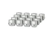 16 Silver 12x1.5 Open End Bulge Acorn Lug Nuts Cone Seat 19mm Hex