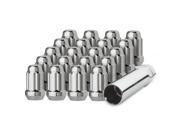 20 Chrome 12x1.25 Closed End Spline Tuner Lug Nuts for Aftermarket Wheels 20 Chrome 12x1.25 Closed End Spline Tuner Lug Nuts for Aftermarket Wheels