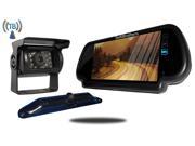 Tadibrothers 5th Wheel Wireless Backup Camera System with a 7 Inch Mirror and 2 Backup Cameras