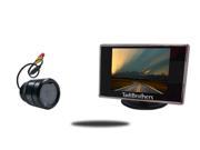 Tadibrothers 3.5 Inch Monitor with 150 Degree Bumper Backup Camera RV or Car Backup System