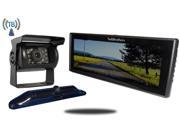 Tadibrothers 5th Wheel Wireless Backup Camera System with a 9 Inch Mirror and 2 Backup Cameras