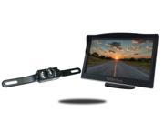 Tadibrothers 5 Inch Monitor with License Plate Backup Camera