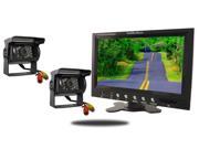 Tadibrothers 9 Inch Monitor and two 120 Degree Mounted RV Cameras