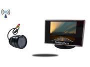 Tadibrothers 4.3 Inch Monitor and a Wireless 150 Degree Bumper Backup Camera RV or Car Backup System