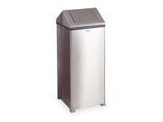 14 Side Opening Trash Can Rubbermaid FGT1424SSPL