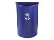 21 Stationary Recycling Container Rubbermaid FG352073BLUE