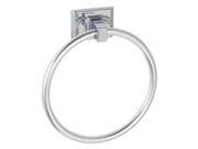 4WML1 Towel Ring Polished Chrome 6 In