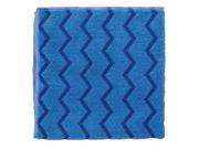 RUBBERMAID FGQ62000BL00 Microfiber Cloth Blue 16 x 16 In