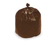ABILITY ONE 8105013862362 Recycled Can Liner 56 gal. Brown PK100