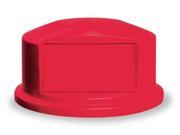 RUBBERMAID FG263788RED Trash Can Top Dome 22 11 16 In. Dia.
