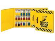 DISPLAY SPECIALISTS CORPORATION 1176 Lockout Station Unfilled Black Yellow