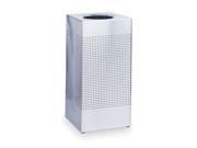 14 3 4 Open Top Trash Can Silver Rubbermaid FGSC14SSPL