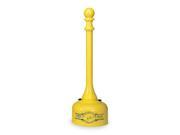 EAGLE 1202 Cigarette Receptacle Yellow Steel 2 gal.