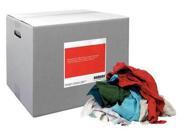 TOUGH GUY 13Y350 Cloth Rag Multi Colored Knits 25 lb Box